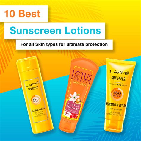 10 Best Sunscreen Lotions For all Skin types for ultimate protection 2022 | DesiDime