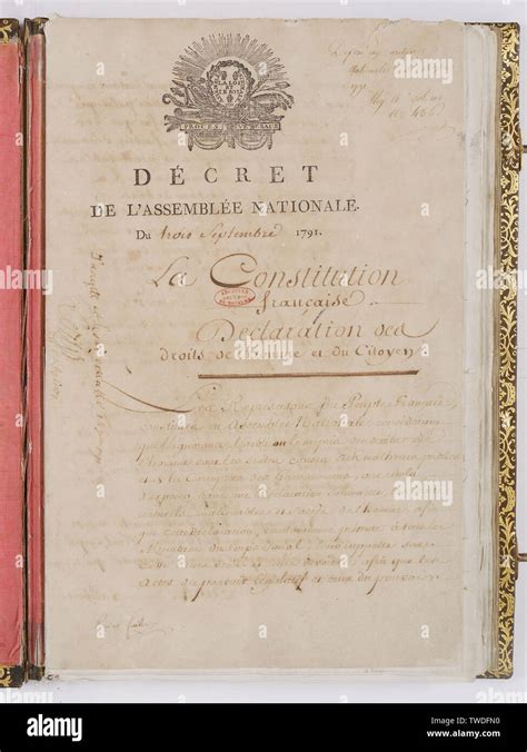 Constitution of france hi-res stock photography and images - Alamy