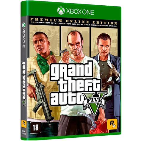 Game GTA V Premium Online Edition – Xbox One – Império Teixeira