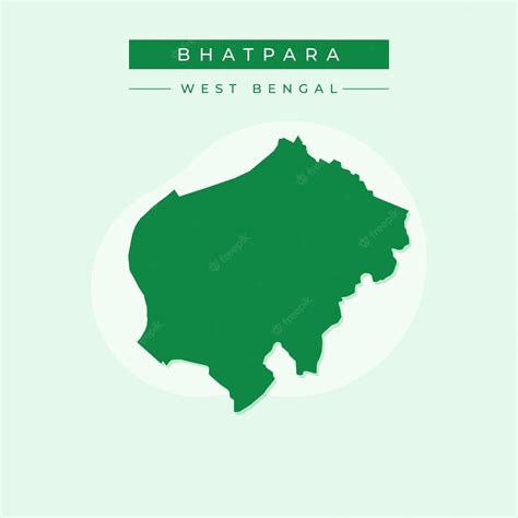 Premium Vector | Bhatpara vector illustration vector of bardhaman city map