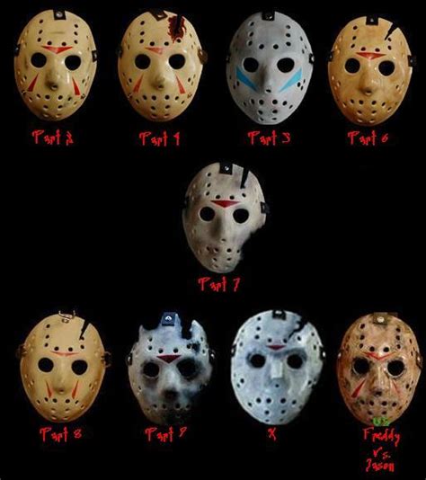 Image - Jasons Masks.jpg - Friday the 13th Wiki