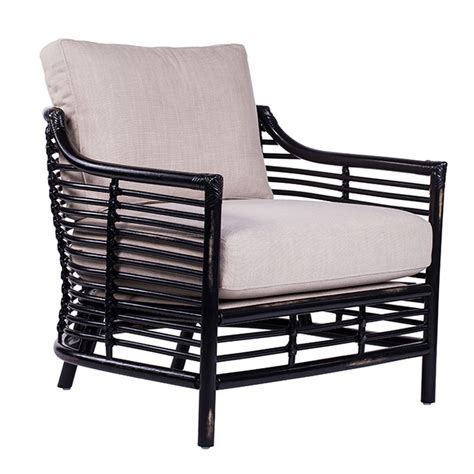 Sydney Lounge Chair - Rattan - Sunbrella | David Francis C0760 ...