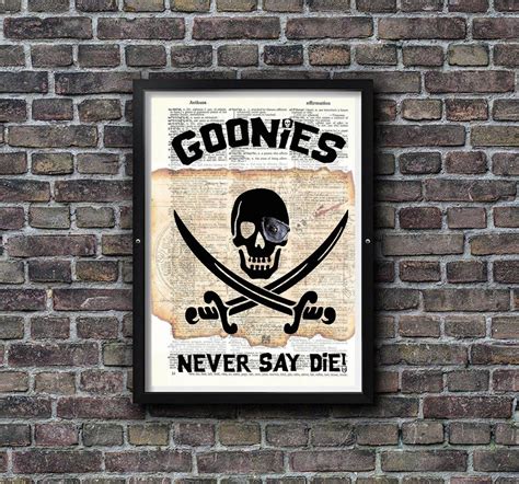 The Goonies One Eyed Willy Map Print - Etsy