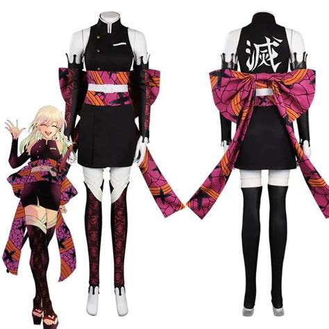 Demon Slayer Kimetsu no Yaiba Daki Cosplay Costume Kimono Outfits in 2022 | Cosplay costumes ...