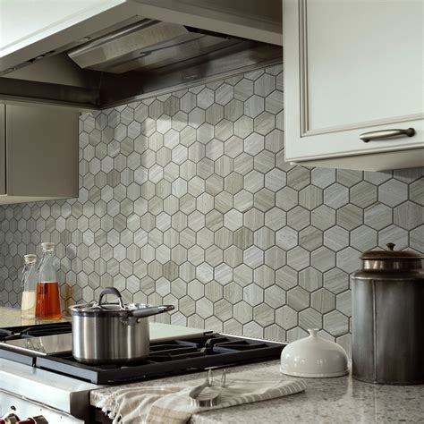 Pebble Tile Kitchen Backsplash – Kitchen Info