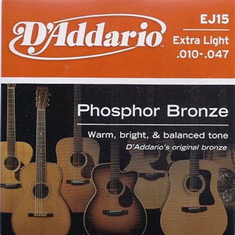 Phosphor Bronze Acoustic Guitar Strings Set (EJ15) - Synwin Music