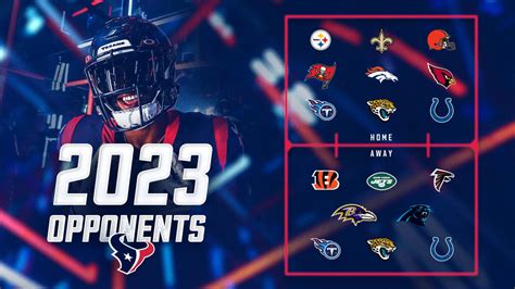 Houston Texans will host nine games and play eight on the road in the 2023 regular season. The ...