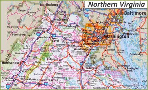 Map of Northern Virginia