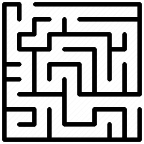 Block maze, hedge maze, maze navigation, puzzle, trap maze icon - Download on Iconfinder | Maze ...