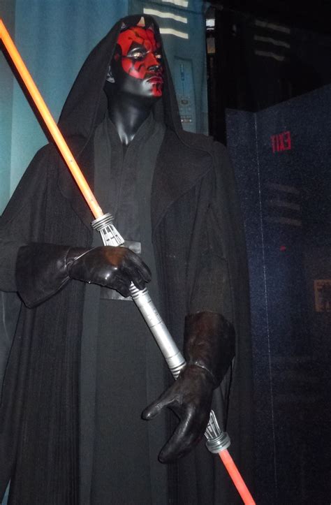 Darth Maul costume and lightsaber from Star Wars The Phantom Menace ...