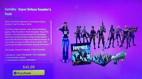 Buy Fortnite: Save the World Founders Pack XBOX ONE CD Key from $33.32 ...