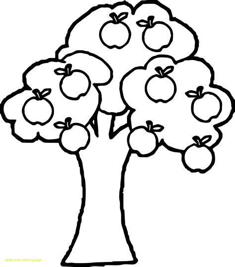 Apple Tree Coloring Page at GetColorings.com | Free printable colorings ...