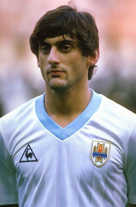 Portrait of Enzo Francescoli of Uruguay before an Intercontinental ...