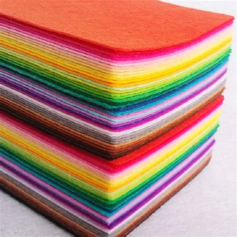 80 pieces Felt fabric For Scrapbooking Diy Handmade sewing Felt crafts ...