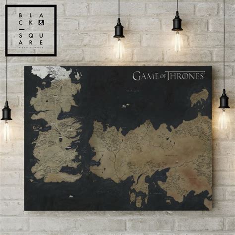 Jual Game of Thrones Season 8 Poster - Map & Artwork HD - Size A2 ...