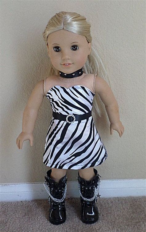 American girl 18 inch doll zebra dress Zebra Dress, American Dolls, Doll Stuff, Adora, 18 Inch ...