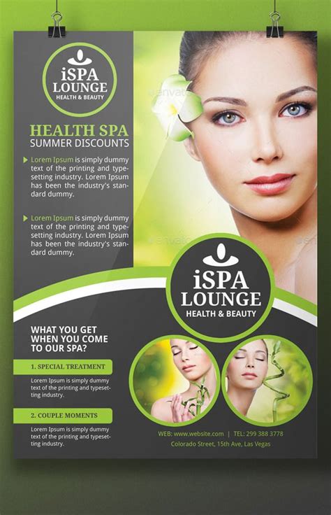 Spa Treatments Flyer Design - Market your Spa Creatively ⋆ YOGNEL in 2021 | Beauty flyer ideas ...