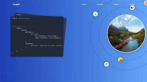 Animated Hero Section with Tailwind css l Tailwind keyframes | Html syntax highlighting | CodeF ...