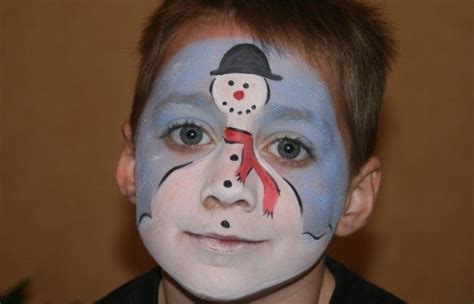 Festive Facepainting for Kids: Snowman Design