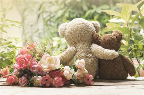 Teddy Bear Couple jigsaw puzzle in Valentine's Day puzzles on TheJigsawPuzzles.com