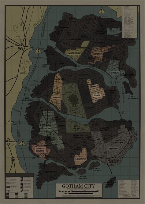 Gotham Map: Navigating No Man's Land