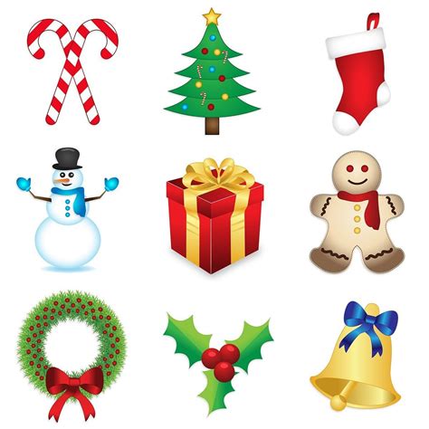 Christmas Icon Set 12 | Christmas icons, Christmas lovers, Christmas display