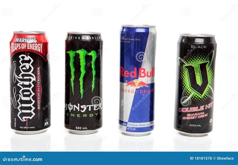 Cans Of Energy Drinks Editorial Image - Image: 18181570