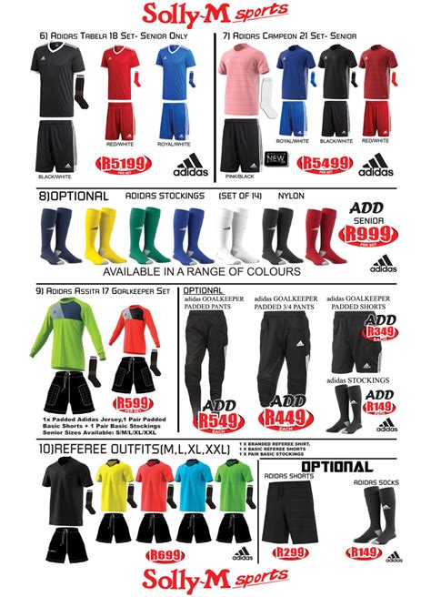 Adidas Football Kits | Solly M Sports Online Store