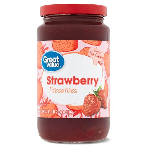 Great Value Preserves, Strawberry, 18 oz – Walmart Inventory Checker ...