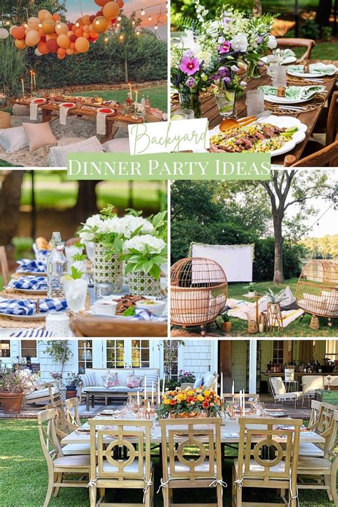 Garden Dinner Party Ideas - Image to u