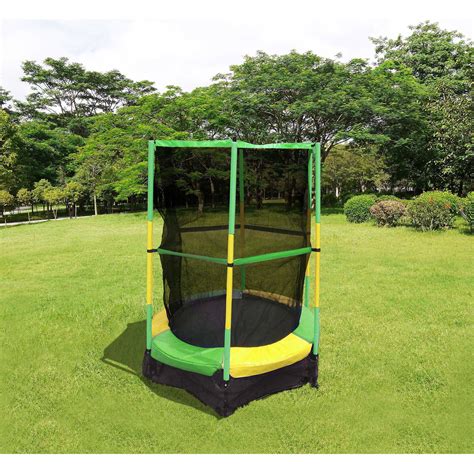 4 Ft Trampoline With Safety Enclosure For Children - Pinamart