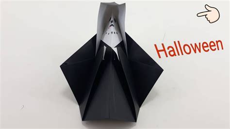 How To Maket Origami Horror ghost Halloween - YouTube