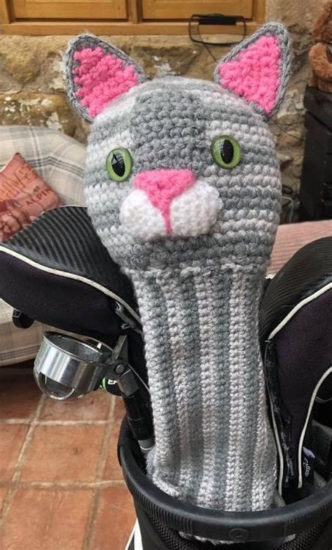 Handmade Cat Golf Driver Head Cover - Etsy