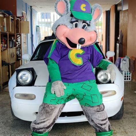 Chuck E Cheese Mascot Costume authentic | #3835641804