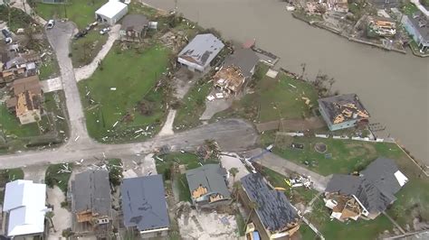 Hurricane Harvey: Footage from a National Guard helicopter shows utter devastation in Rockport ...