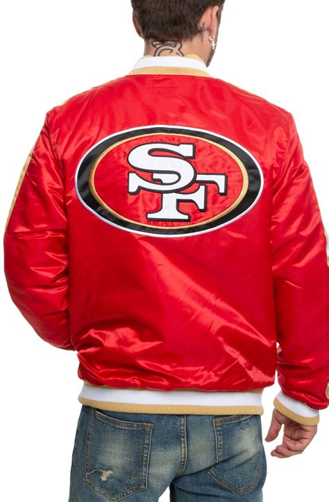 STARTER San Francisco 49ers Varsity Jacket LS900061-SNF - Shiekh