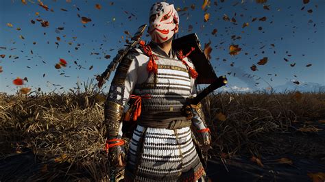 Ghost Of Tsushima Jin Sakai Video Games Samurai Ghost Wallpaper ...