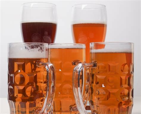 Premium Photo | German beer glasses