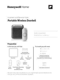 Installation and Operation Guide Portable Wireless Doorbell / installation-and-operation-guide ...