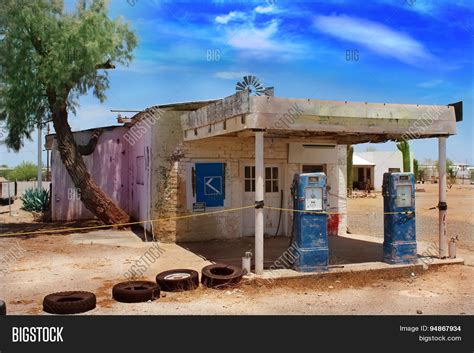 Old Abandoned Gas Image & Photo (Free Trial) | Bigstock