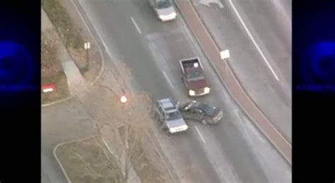 Rush-hour car chase ends in Overland Park