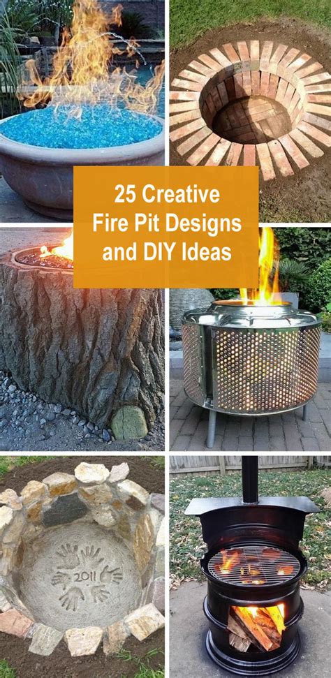 25 Creative Fire Pit Designs and DIY Ideas