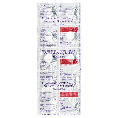 Migranil EC 1mg Tablet 10'S : Price, Uses, Side Effects | Netmeds