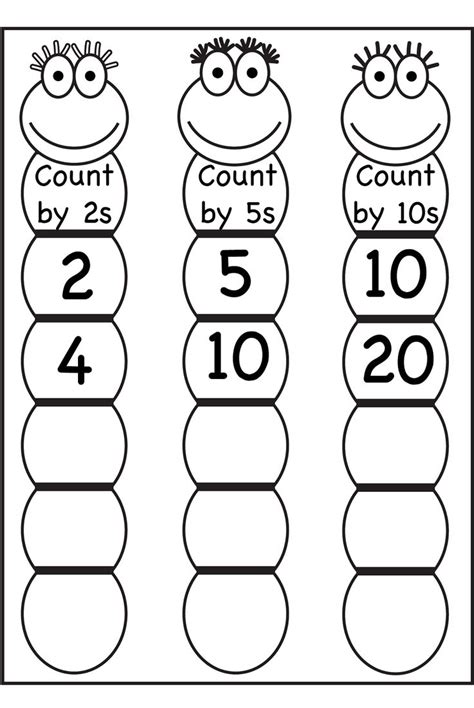 Skip Count By 2 Worksheets