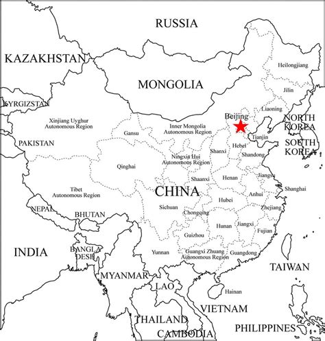 Printable China Map Province And Cities – Free download and print for you.