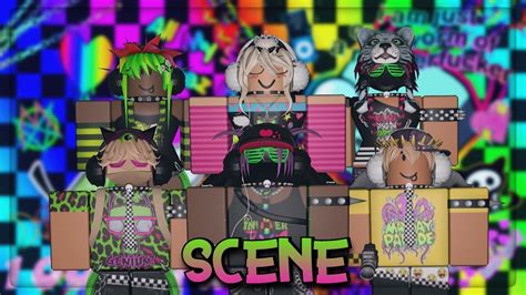 20 SCENE ROBLOX OUTFITS - YouTube