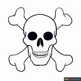 Skull Coloring Page  Easy Drawing Guides sketch template