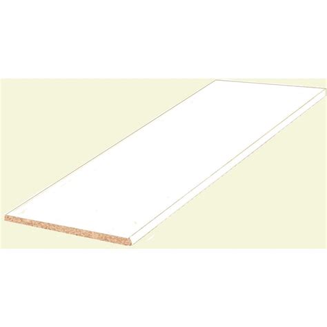 3/4 in. x 14 in. x 36 in. White Melamine Shelf-1605114 - The Home Depot