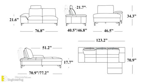 Useful Standard Dimensions For Home Furniture - Engineering Discoveries