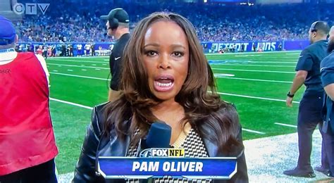 Pam Oliver Was Slurring Her Words During Lions-Vikings